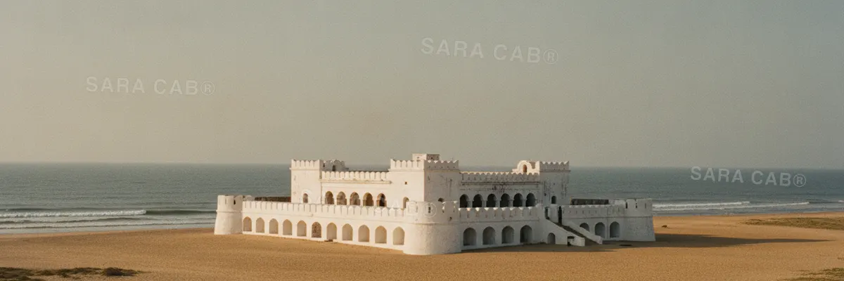 A Danish colonial fort on the Coromandel shore at Tranquebar